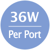 36W Per Port