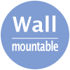 3Wall mountable