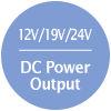 12V/19V/24V DC Power Output