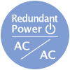 Redundant power AC/AC