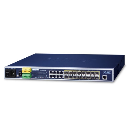 L2+ 16-Port 100/1000BASE-X SFP + 8-Port 10/100/1000BASE-T Managed Metro Ethernet Switch MGSW-24160F