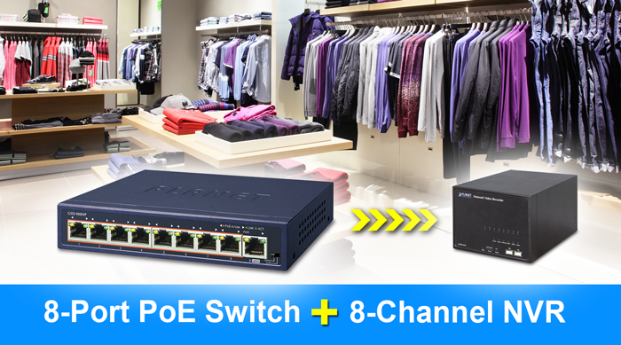 Planet GSD-908HP 8 Port PoE Gigabit Network Switch