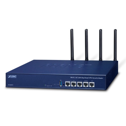 Wi-Fi 5 AC1200 Dual Band VPN Security Router VR-300W5