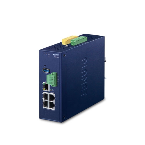 Industrial 5-Port 10/100/1000T VPN Security Gateway with Redundant Power IVR-300