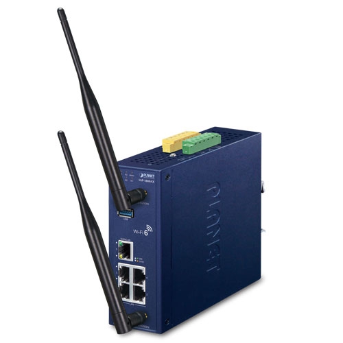 Industrial Dual Band 802.11ax 1800Mbps Wireless Access Point with 5 10/100/1000T LAN Ports IAP-1800AX
