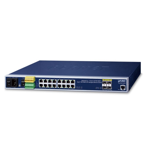 Industrial L2+ 16-Port 10/100/1000T + 4-Port 100/1000X SFP Managed Ethernet Switch IGS-5225-16T4S