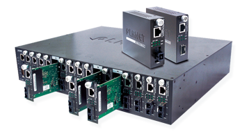 PLANET 16-Slot Managed Media Converter Chassis with Redundant Power Supply System